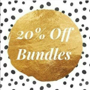 20% off all bundles of 2 or more!!!! :)